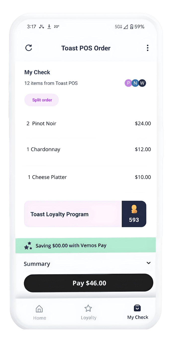Vēmos Pay Payments